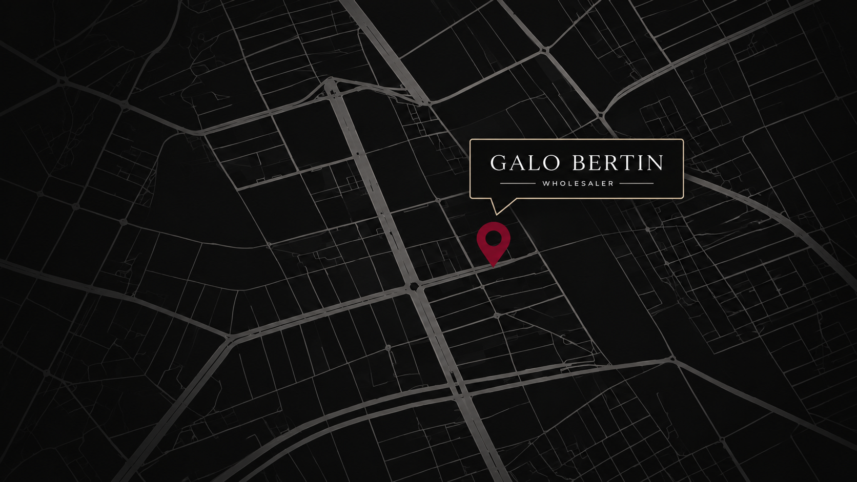 Mapa ilustrativo de la ubicacion del showroom Galo Bertin