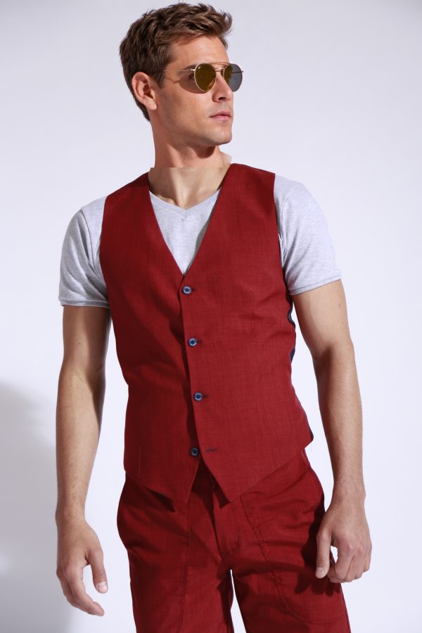 Chaleco Burgandy