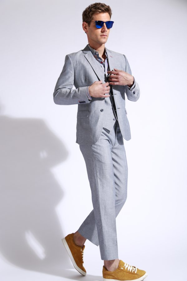 Saco Lino Gris