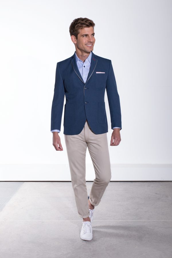 Saco Stark Azul Puntos C Parche